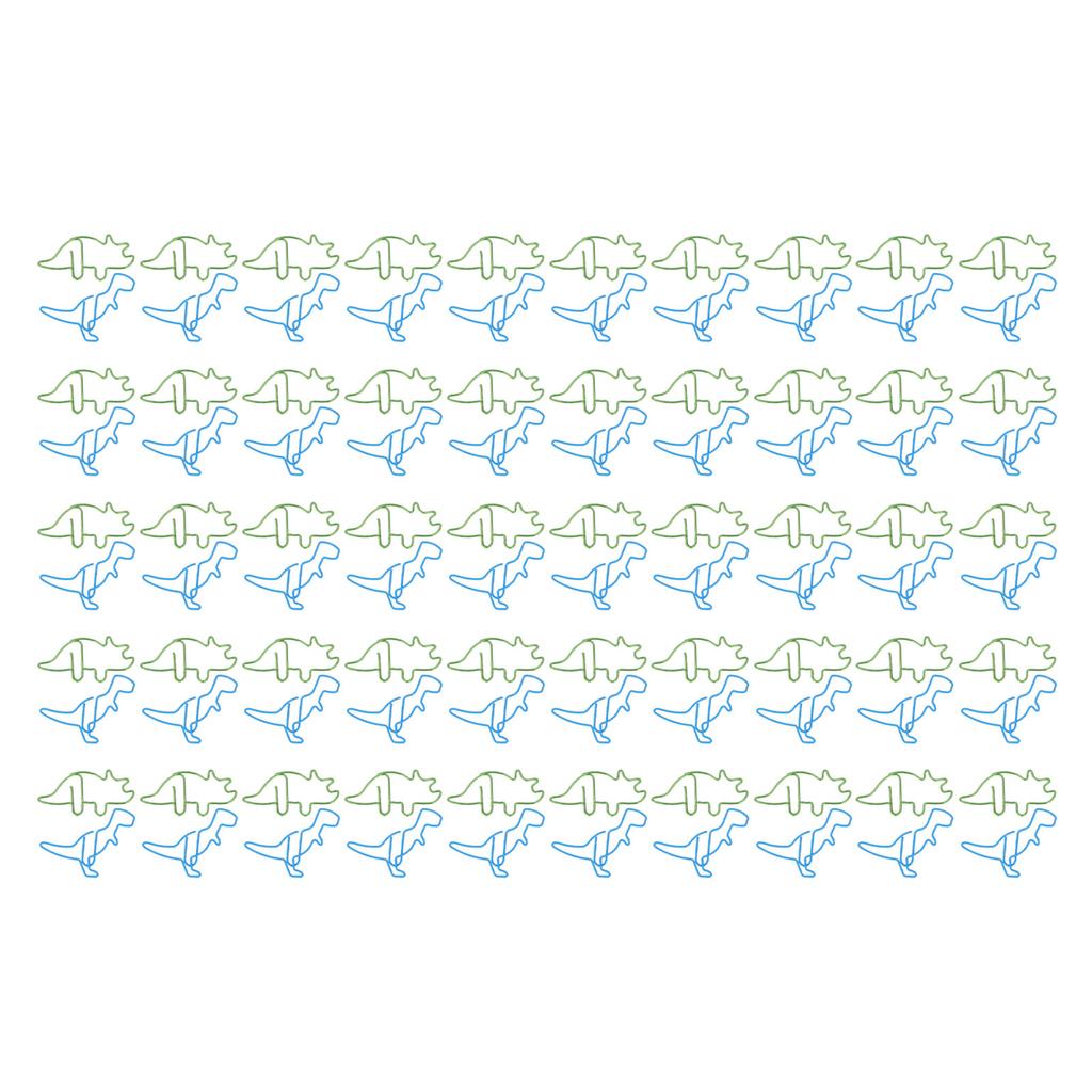 100 шт. скрепок в форме бегемота, динозавра, металлические, милые, стильные, легкие, портативные, офисные, для доктора