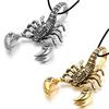 Trendy Male Personality Fashion Rock Punk King Scorpion Pendant Men'S Necklace Antique Fashion Men