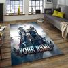 Assassin's Creed Design Area Rug Personalized Name- Non-Slip, Soft & Cozy Floor Mat for Living Room, Office - Indoor/Outdoor Carpet