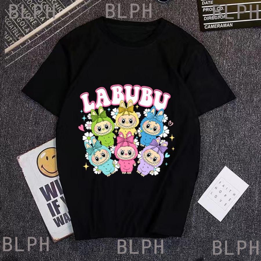 2025 Горячая футболка Rabcloth с 3D-принтом Детская блузка с коротким рукавом Летняя милая футболка для мальчиков и девочек