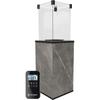 Patio Gas Heater Patio Mini Quartz Sinter Base Panel Natu Pietra Grey Automatic 8,2 kW