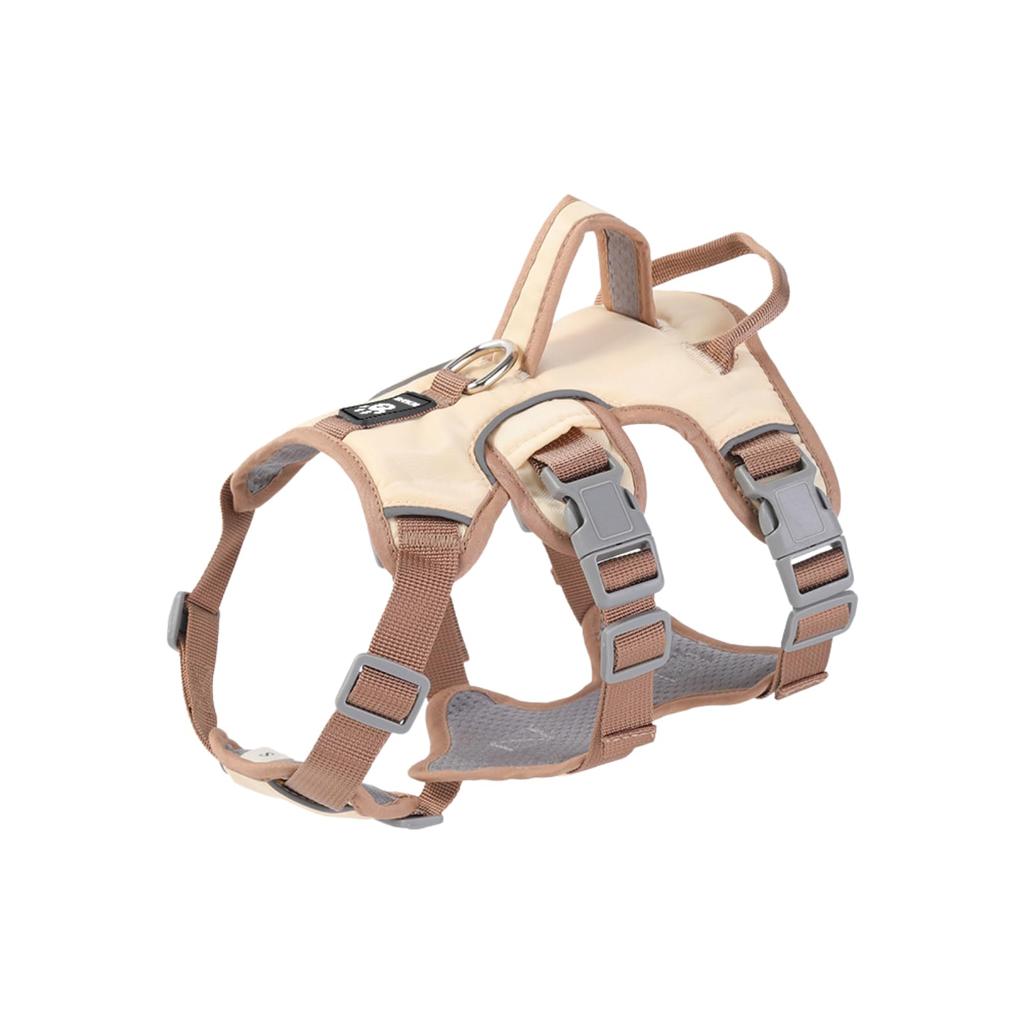 COZENTA Dog Reduces Reflective Suitable for Nighttime Medium to Large Dogs Harness, Non-Slip, Wearable, Anti-Pulling, Strain, Adjustable, Material,