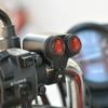 Motorcycle Headlight Handlebar Spotlight Double Flash Switch for 7/8'' 22mm Handlebar Modified Waterproof with Indicator Light Aluminum Alloy