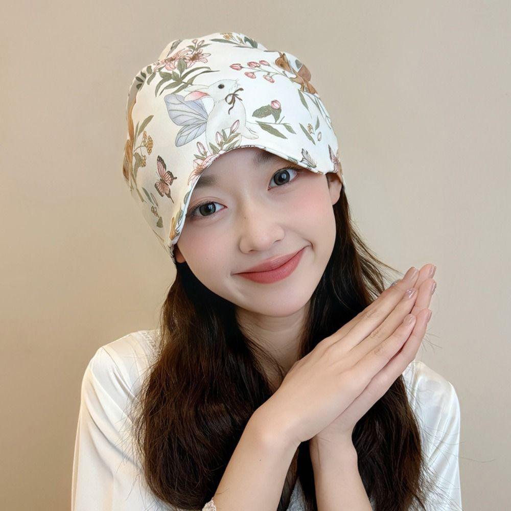Breathable Postpartum Confinement Hat Eye Mask Postpartum Cap  Maternity Accessories