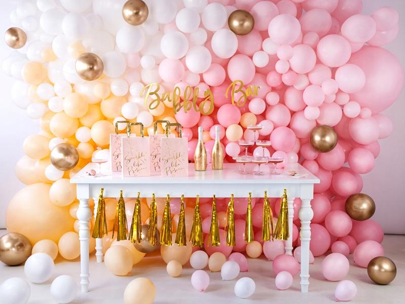 Pastel Yellow Birthday Balloons 12cm 100pcs