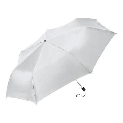 Водонепроницаемый складной солнцезащитный и дождевой зонт Limited Sunshade Silver Silver 55 см Легкий Компактный Защита от УФ-лучей Унисекс Зонт, [Официальный