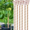 6Pcs 12 Inch Electric Grow Antennas Copper Stake Copper Wire Plant Stake Easy