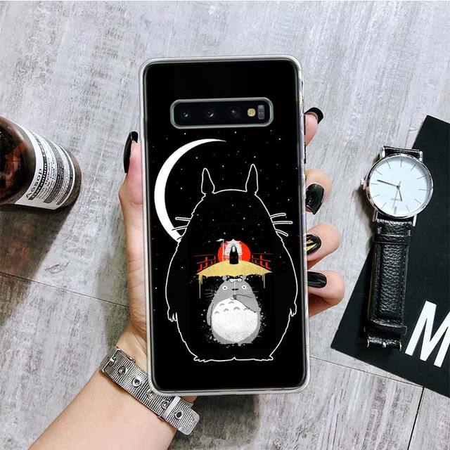 Чехол для телефона Totoro Studio Ghibli с аниме для Samsung Galaxy S20 Fe S10 Plus S21 S22 S23 Ultra S10e S9 S8 S7 Edge Fundas Cover Coque