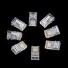 20 шт. RJ45 RJ-45 CAT5 CAT5E модульный кабельный разъем Ethernet позолоченный сетевой разъем