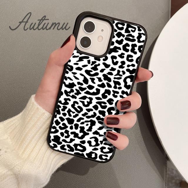 Чехол для телефона с леопардовым принтом гепарда для iPhone 11 12 13 14 Pro Max mini X XR XS SE 2020 6S 7 8 Plus Galaxy S21 S22