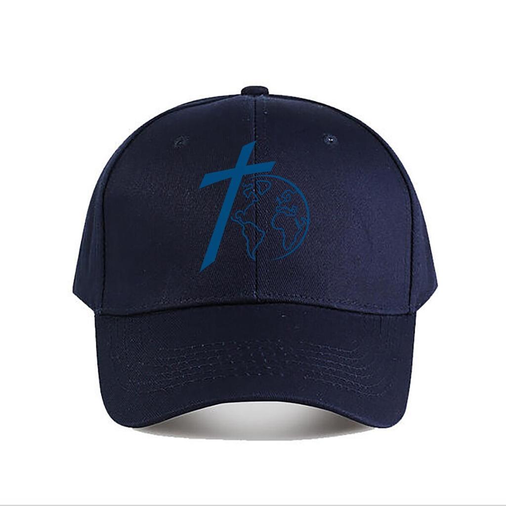 Faith World Outline Symbol Graphic Baseball Cap Fashion Outdoor Sports Sunhat Unisex Snapback Cap Womens