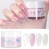 25g/120g Pink Clear White Translucent Nail Art Acrylic Powder Carving Extension French Nail Crystal Polymer Powder