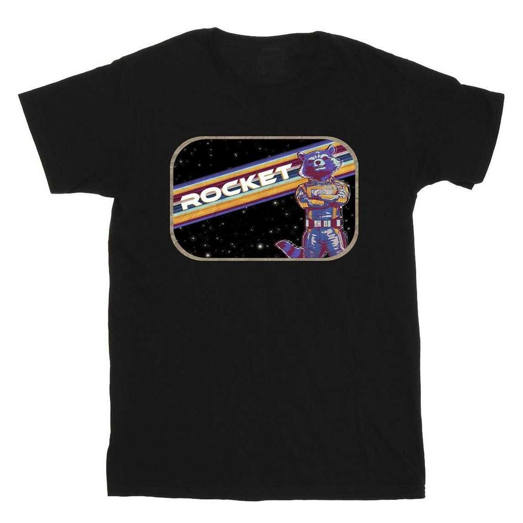 Guardians Of The Galaxy Volume 3 Mens Rocket Raccoon Pose Cotton T-Shirt