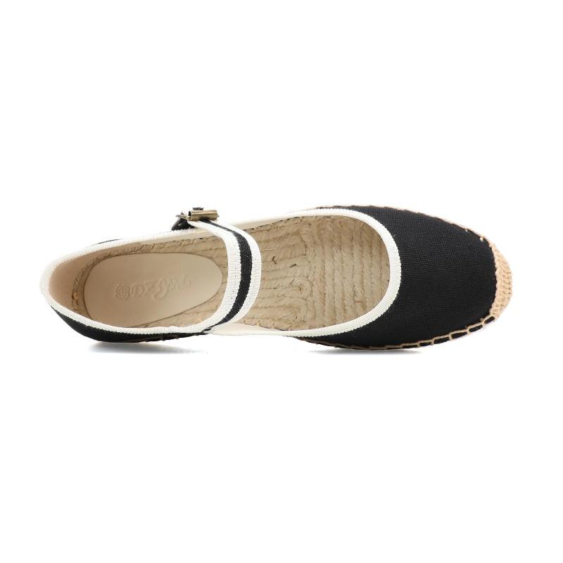 LUXSOLE Стильные туфли Мэри Джейн на эспадрильях Женские туфли на плоской подошве с дышащим холщовым верхом женские лоферы