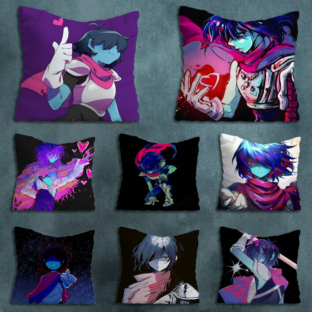 Cool DDeltarune KKris Throw Pillow Case Living Room Sofa Cushion Cover For Home Bedroom Decoration Protector