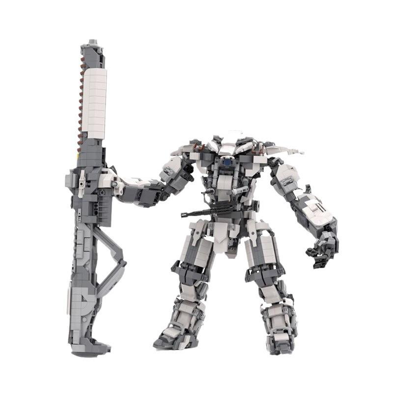 Строительный блок, совместимый с Lego, модель робота Mk17, большой меха, сборная модель, игрушка-конструктор