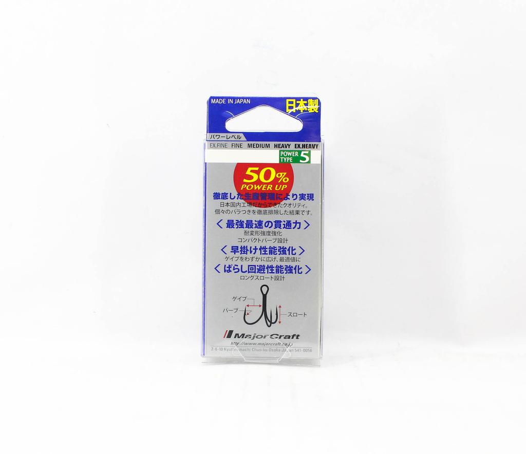 Major Craft Тройные крючки GHT-5TN, размер 4 4 шт./упак. (3360)