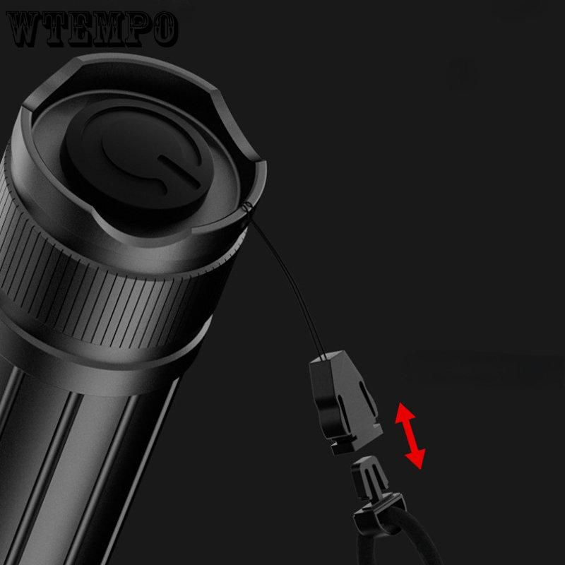 P50 Мощный фонарик, перезаряжаемый телескопический зум, мощный уличный водонепроницаемый светодиодный фонарик