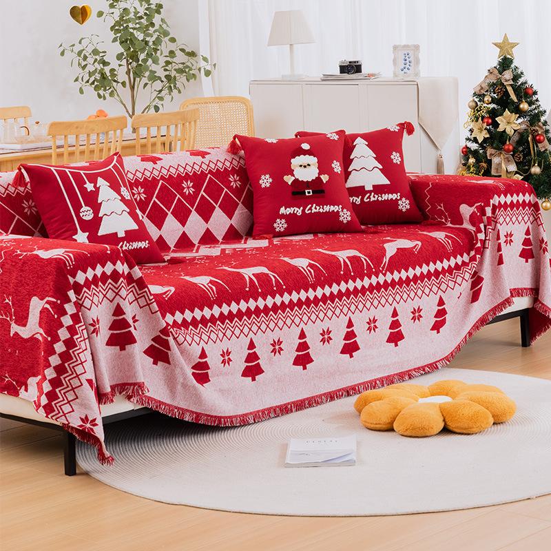 Slipcover Chenille Christmas Sofa Cover Four Seasons Universal Sofa Blanket Cover Sofa