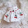 Lotus Leaf Sleeve Dolls Outfits Dresses Fashion Doll Clothes Skirt  1/11 OB11 Dolls/1/12 BJD