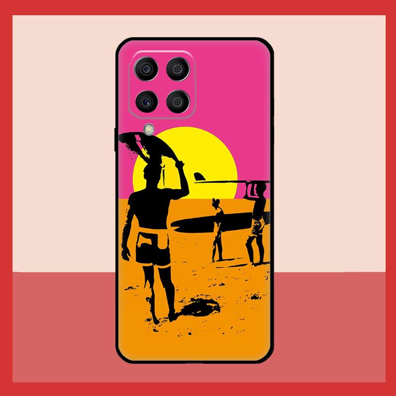 Surf Surfing Case For Samsung Galaxy M52 M32 M53 M16 M11 M21 M31 M35 M12 M13 M14 M15 M36 M56 M55 M34 M54