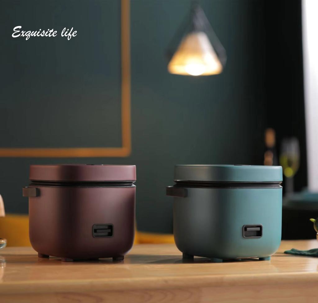 1-2 People 1.2L Small Rice Cooker Food Warmer Mini Rice Cooker Automatic Household Kitchen Electric Cooking machine Steamer