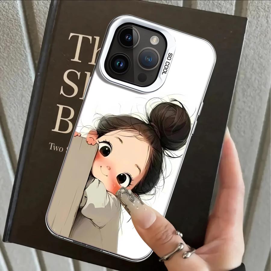 Чехол для iPhone 17 Pro Max XR 12 14 15 Plus 13 Pro XS Air 16 11 Задняя крышка телефона Милая Злая Девочка