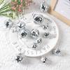 3-10cm Disco Mirror Balls Silver Hanging Ball for 50s 60s 70s Disco DJ Light Effect Party Bachelorette Wedding Party Decoration