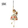 Dynamic Window Hanging Dancing Lady Ornament for Home Decor, Elegant Art Sculpture, Graceful Silhouette Creative Pendant Indoor Outdoor Porch