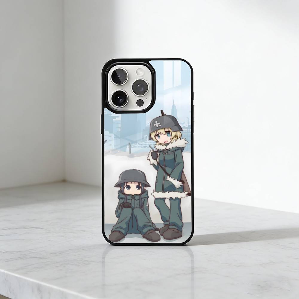 GLT Anime Chito x Y-Yuri Phone Case For iPhone17,16,15,14,13 Plus,Pro Max Magnetic For Magsafe Wireless Charging
