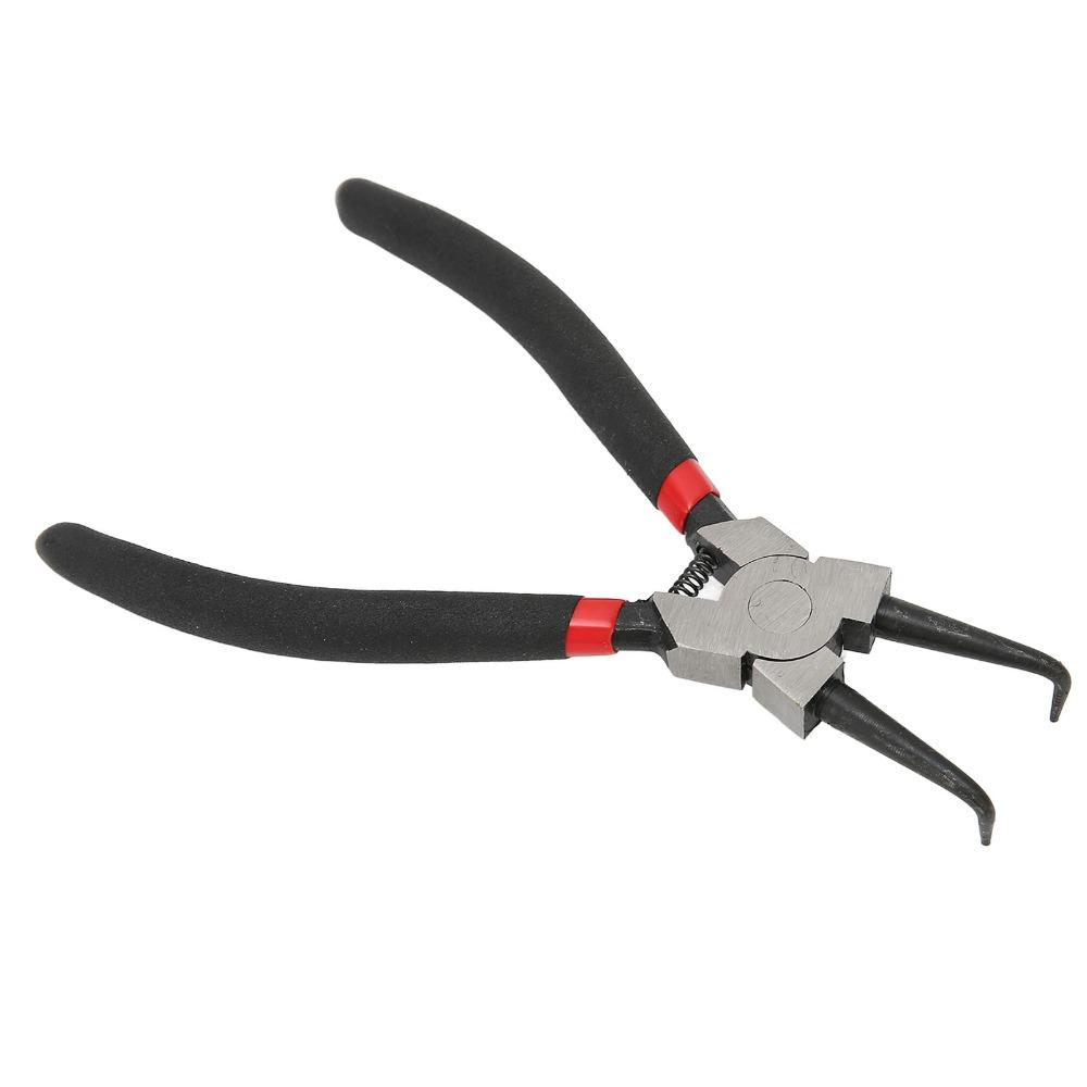 Carbon Steel Retaining Ring Pliers Immersion Handle Circlip Pliers Convenient Angled Pliers DIY