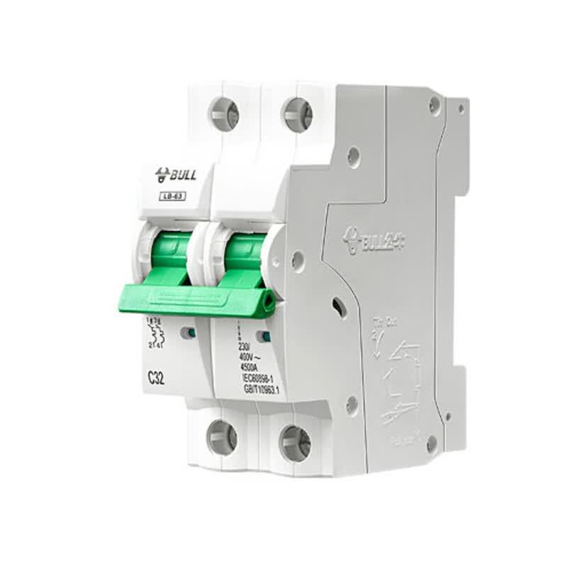 BULL 2-Pole Miniature Circuit Breaker with RCD