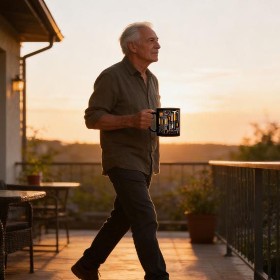 Кружка-инструментальный ящик механика Стильная керамическая чашка в виде инструментального ящика 11 унций Подарок на тему инструментов для механиков, папы, мужа