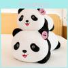Stuffed Cartoon Panda Animal Short Plush Toy Lulls Children To Sleep As A Gift