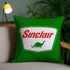 Подушка с принтом Sinclair Motor Oil, плюшевая ткань, мягкая, двусторонняя печать, скрытая молния, наволочка для диванной подушки, декор для дома