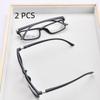 2Pcs Suit Vintage Reading Glasses Women Men Anti Blue Light Presbyopia Eyeglasses Bifocal Near Far Hyperopia Eyewear +1.5 2.0 2.