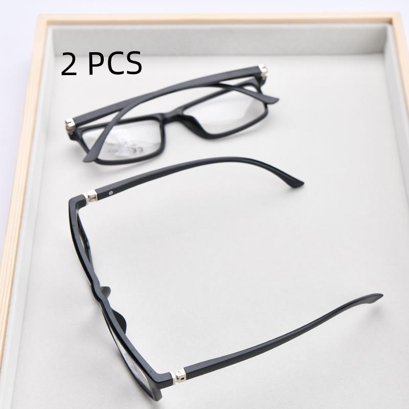 2Pcs Suit Vintage Reading Glasses Women Men Anti Blue Light Presbyopia Eyeglasses Bifocal Near Far Hyperopia Eyewear +1.5 2.0 2.