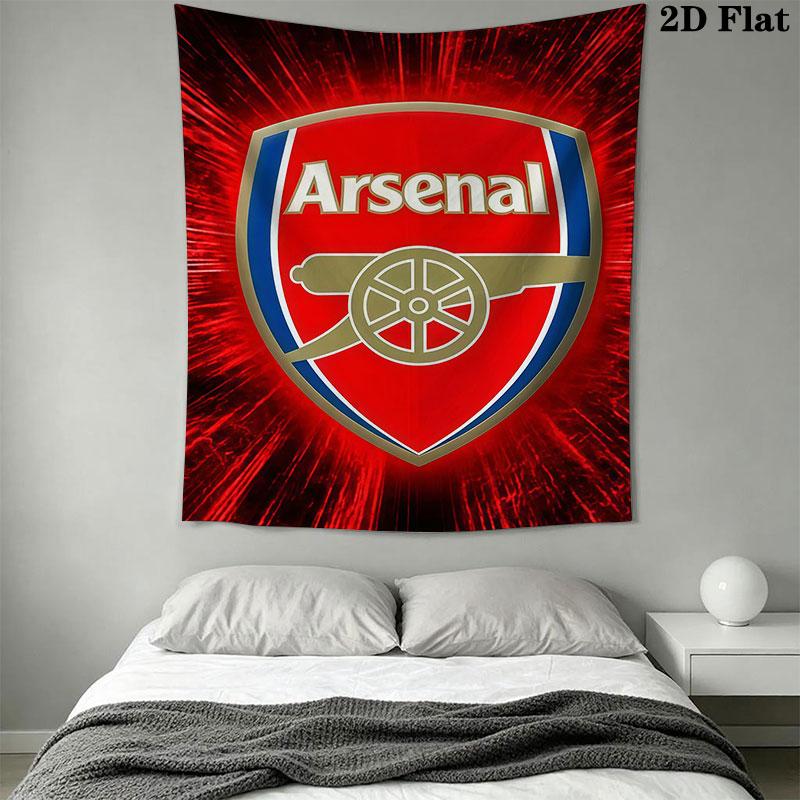 Arsenal logo Wall Hanging Printed Fabric Blanket Decorative Tapestries for Bedroom Living Room Home Decor