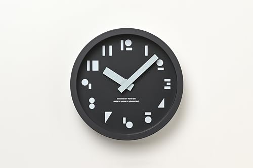 Lemnos Analog Wall Clock, M,S,S. Black, SYO25-10 BK