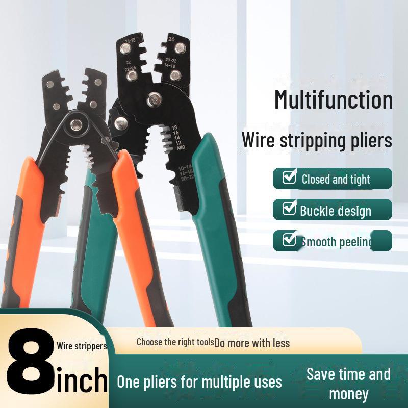 8-дюймовые многофункциональные клещи для обжима и зачистки проводов для электриков