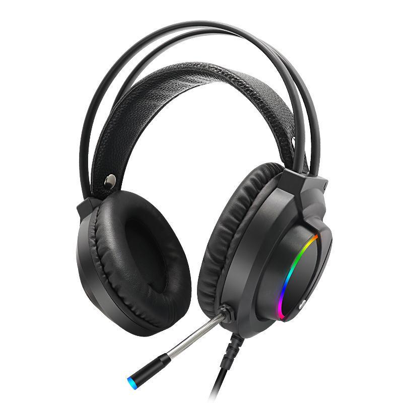 Игровая гарнитура K1 7.1 RGB с подсветкой и микрофоном для настольных компьютеров
