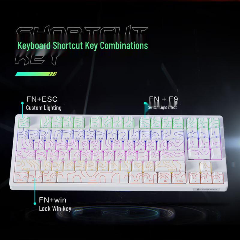 ThundeRobot KG3089 Wired 89-Key RGB Gaming Mechanical Keyboard