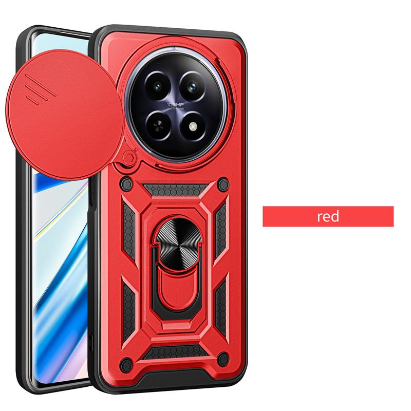 Чехол Armor Case для Realme 13 12 Pro 5G 12 Pro+ Plus, защитный чехол для объектива с кольцом, магнитный держатель, чехол Fundas Capa
