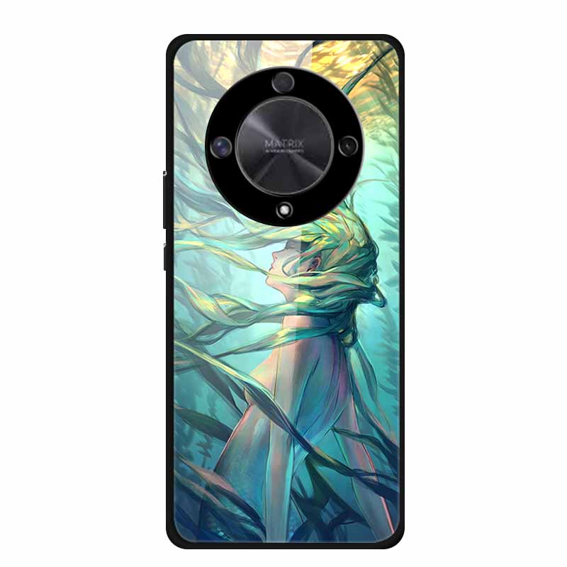 Чехол для Honor X9B X9A 5G Роскошный Закаленное Стекло Жесткая Задняя Крышка для Чехлов Телефона Honor X9A 5G Fundas Honor x 9B X9 B 5G X 9A X9 A