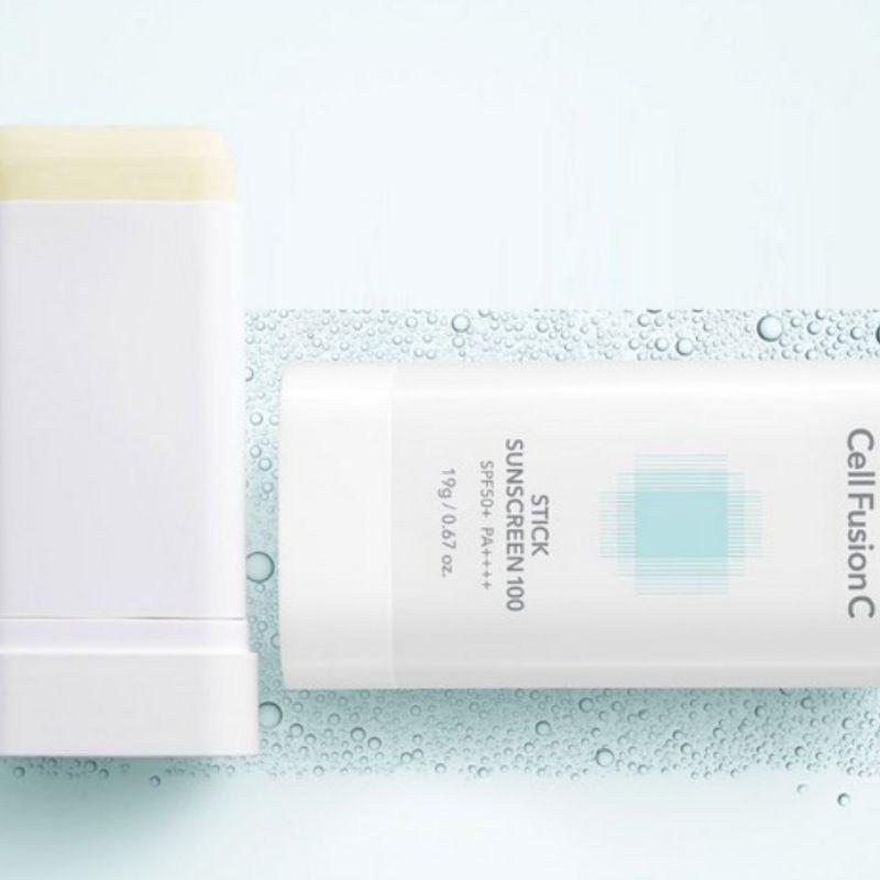Cell Fusion C Stick Sunscreen 100 SPF50+ PA++++ 19g – Portable UV Protection Sun Stick for Face & Body