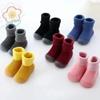 Autumn Winter Baby Floor Socks Non Slip Soft Sole Cartoon Baby Socks Plush Thickened Anti Cool Walking Socks and Shoes