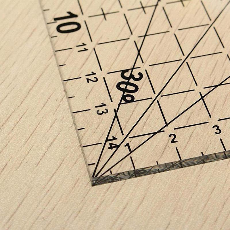 30 * 15 см линейка для лоскутного шитья, инструменты для квилтинга, высококачественная акриловая прозрачная линейка