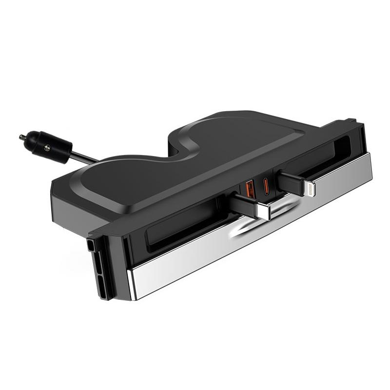 Docking Station for Tesla Model Y Juniper 2025 65W PD Hub Quick Charger USB Extension Center Console Smart Sensor New Model 3