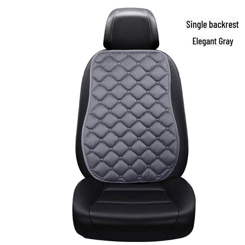 Уютный зимний комплект подушек для сидений автомобиля: Кристальный бархат, нескользящий, теплый и многослойный