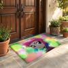 Floor Mat Soft Flannel Rug Non-Slip Absorbent Mat for Bathroom Bedroom Home Decor S-Scott Pilgrim VS the World